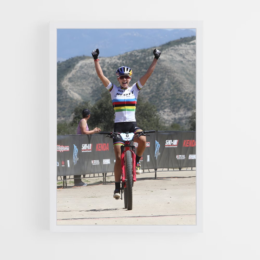 Poster Piste de Terres – affiche Cyclisme (vue 3)